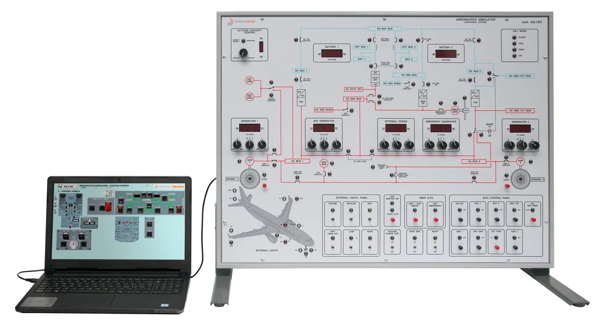 Elettronica Veneta <br> AQ-1/EV <br> Twin-Engine Aircraft Electrical System