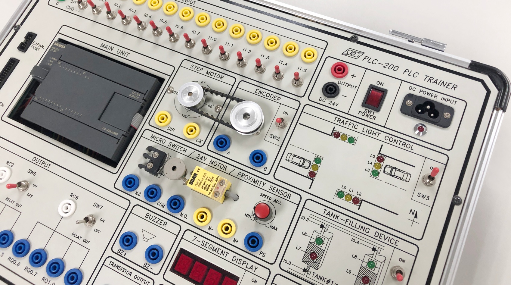 K&H PLC-200 <br> Programmable Logic Controller (SIEMENS S7-200) Trainer - Image 4