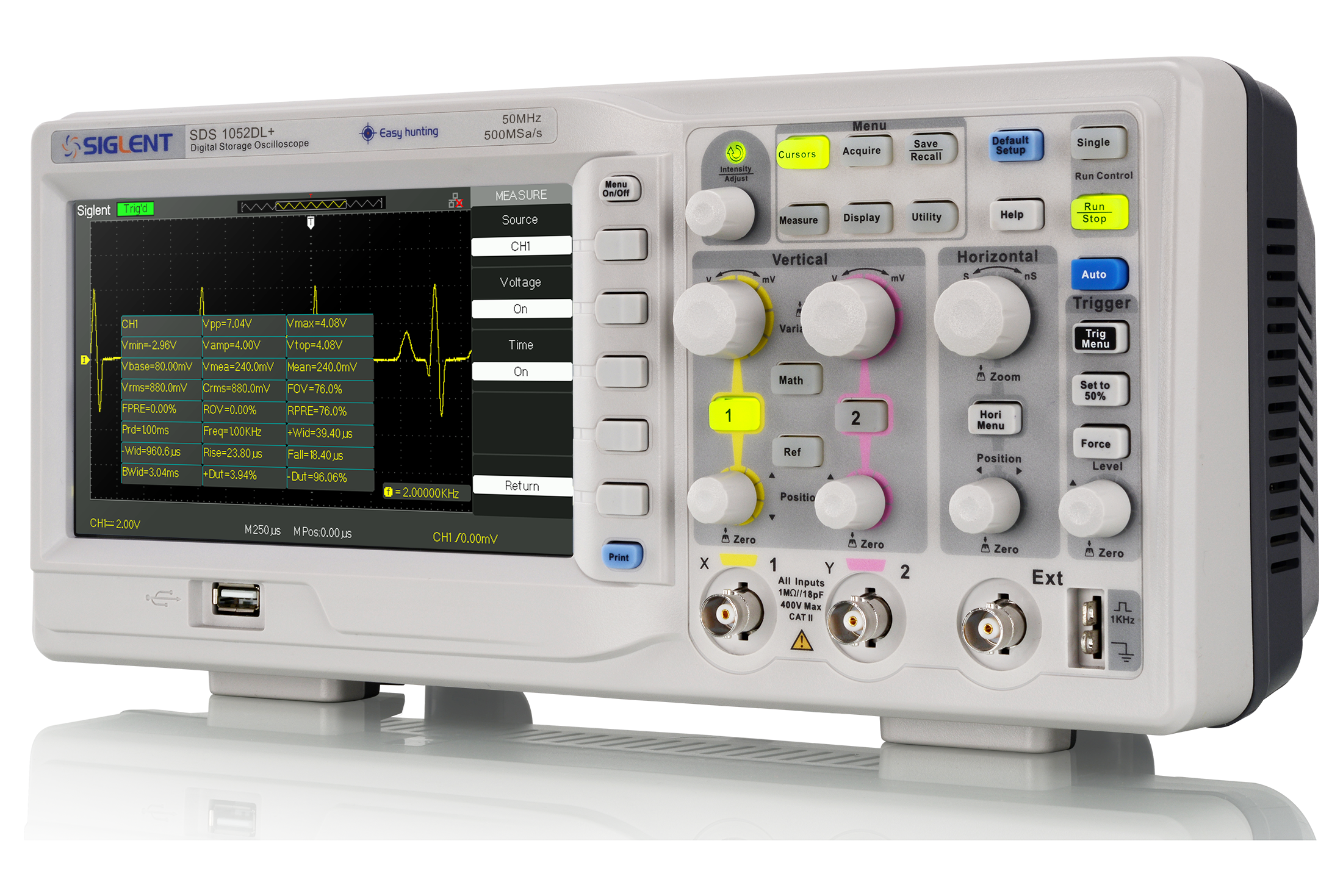 SDS1000DL+ Series Digital Storage Oscilloscopes