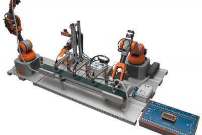 Elettronica Veneta <br> MCE-E1/EV <br> Automated Production Line Piece Identification, Thickness and Unload