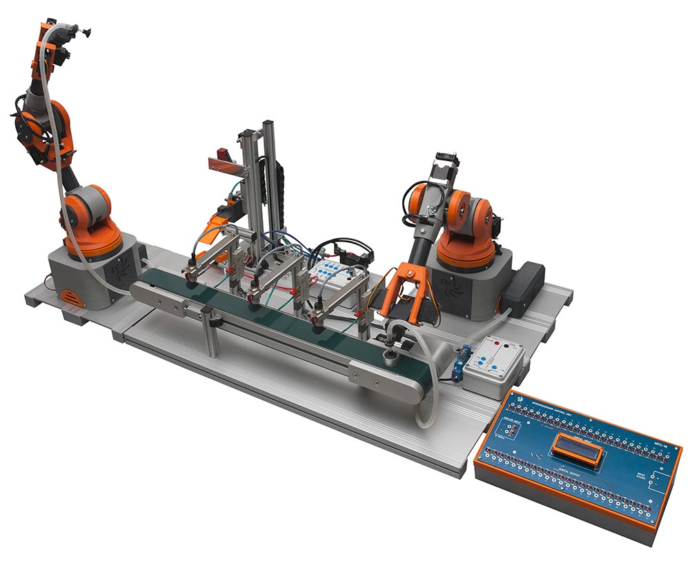 Elettronica Veneta <br> MCE-E1/EV <br> Automated Production Line Piece Identification, Thickness and Unload