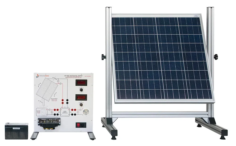Elettronica Veneta <br> PV-EOG/EV, PV-OG/EV <br> Off-Grid Photovoltaic Trainer