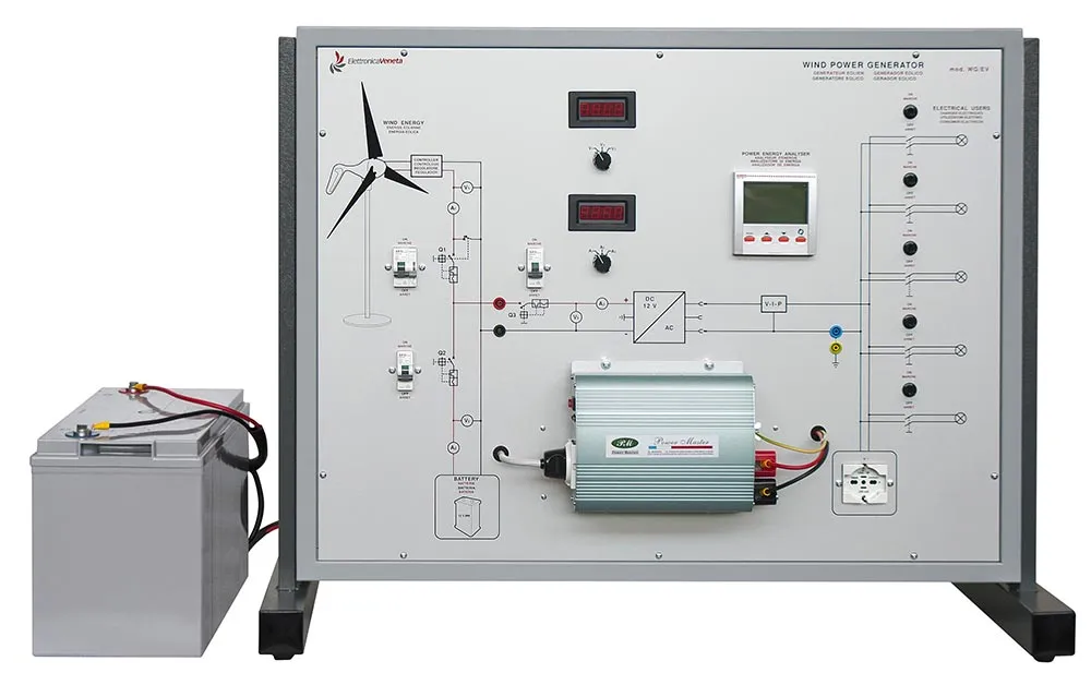 Elettronica Veneta <br> WG-C/EV, WG/EV <br> Wind Power Generator Trainer