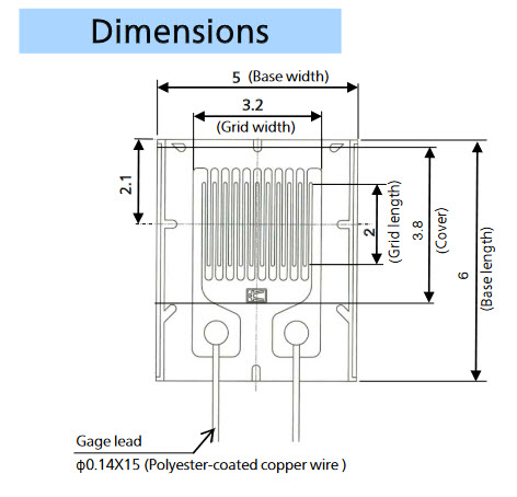 KFV series Foil Strain Gage for Hydrogen Gas Environment - Image 3