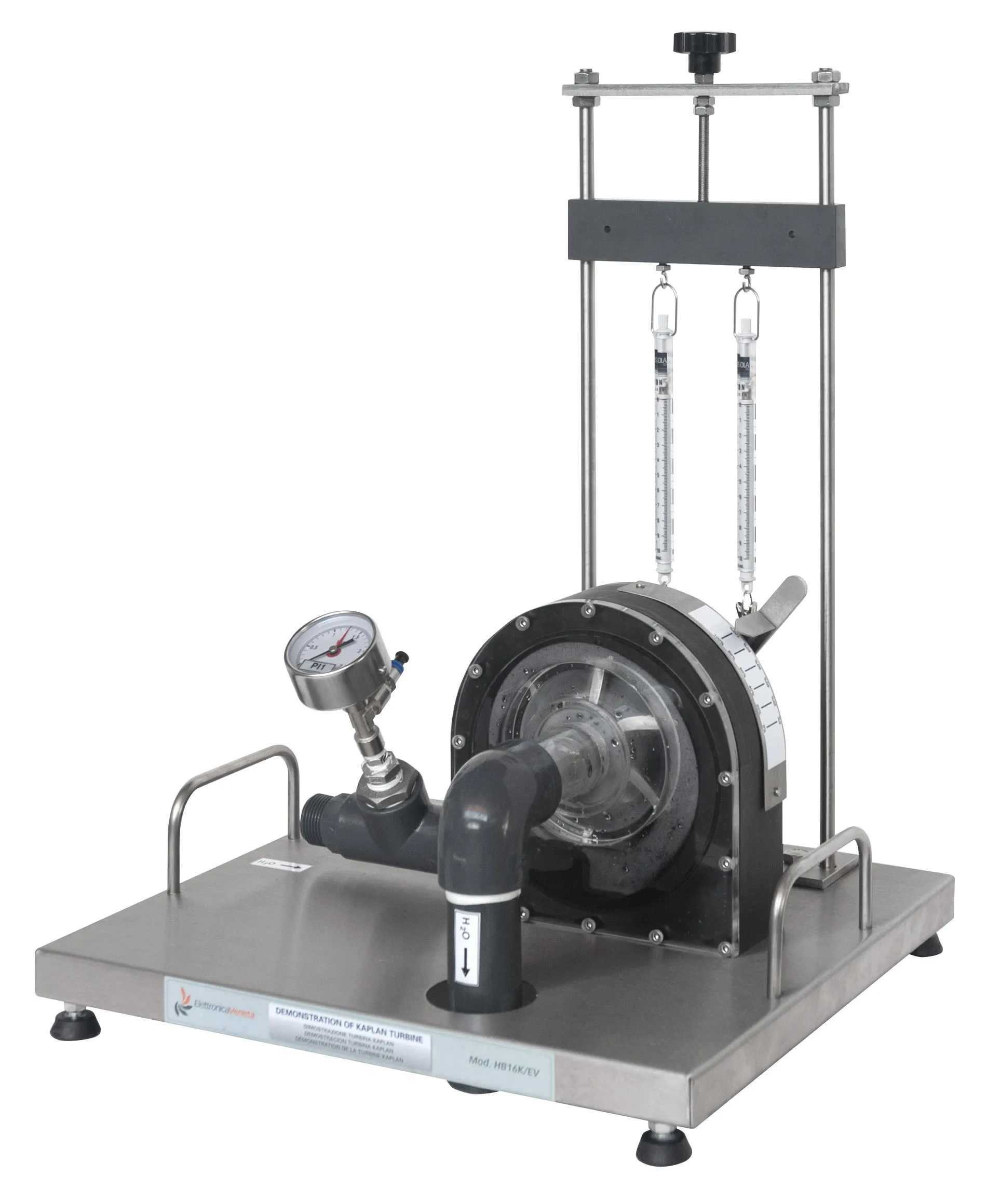 Elettronica Veneta <br> HB16K/EV <br> Demonstration of Kaplan Turbine