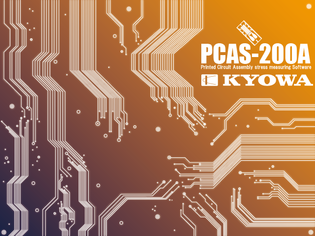 KYOWA <br> PCAS-200A <br> PCA Stress Analysis Software