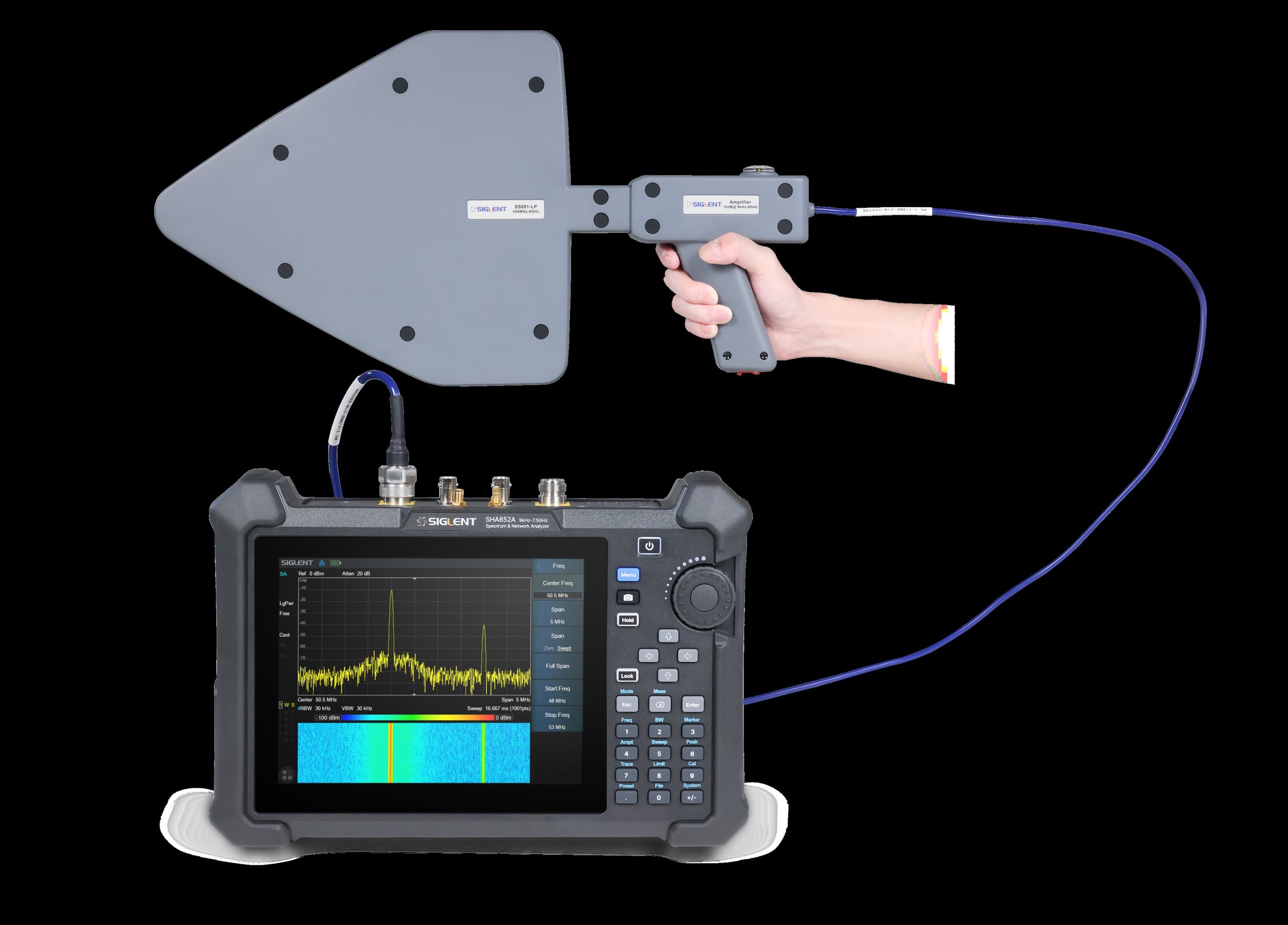 SHA850A Series Handheld Spectrum / Vector Network Analyzer - Image 3