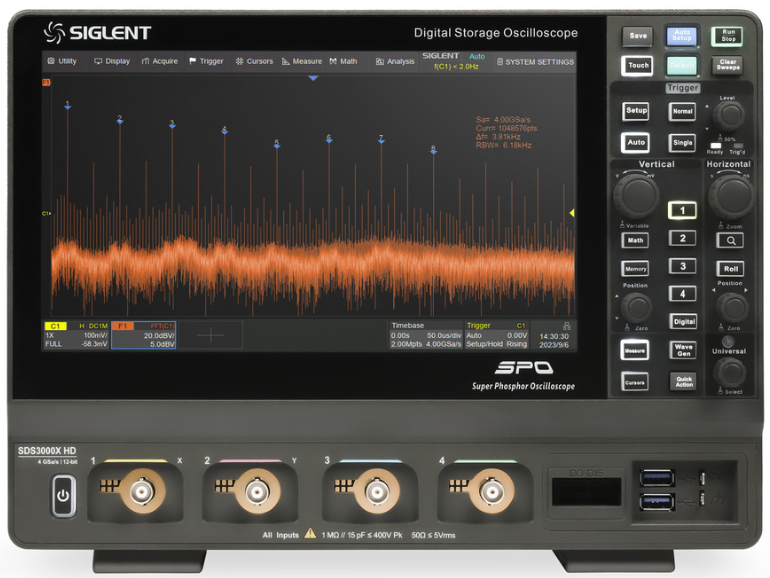 SDS3000X HD Digital Storage Oscilloscope - Image 2