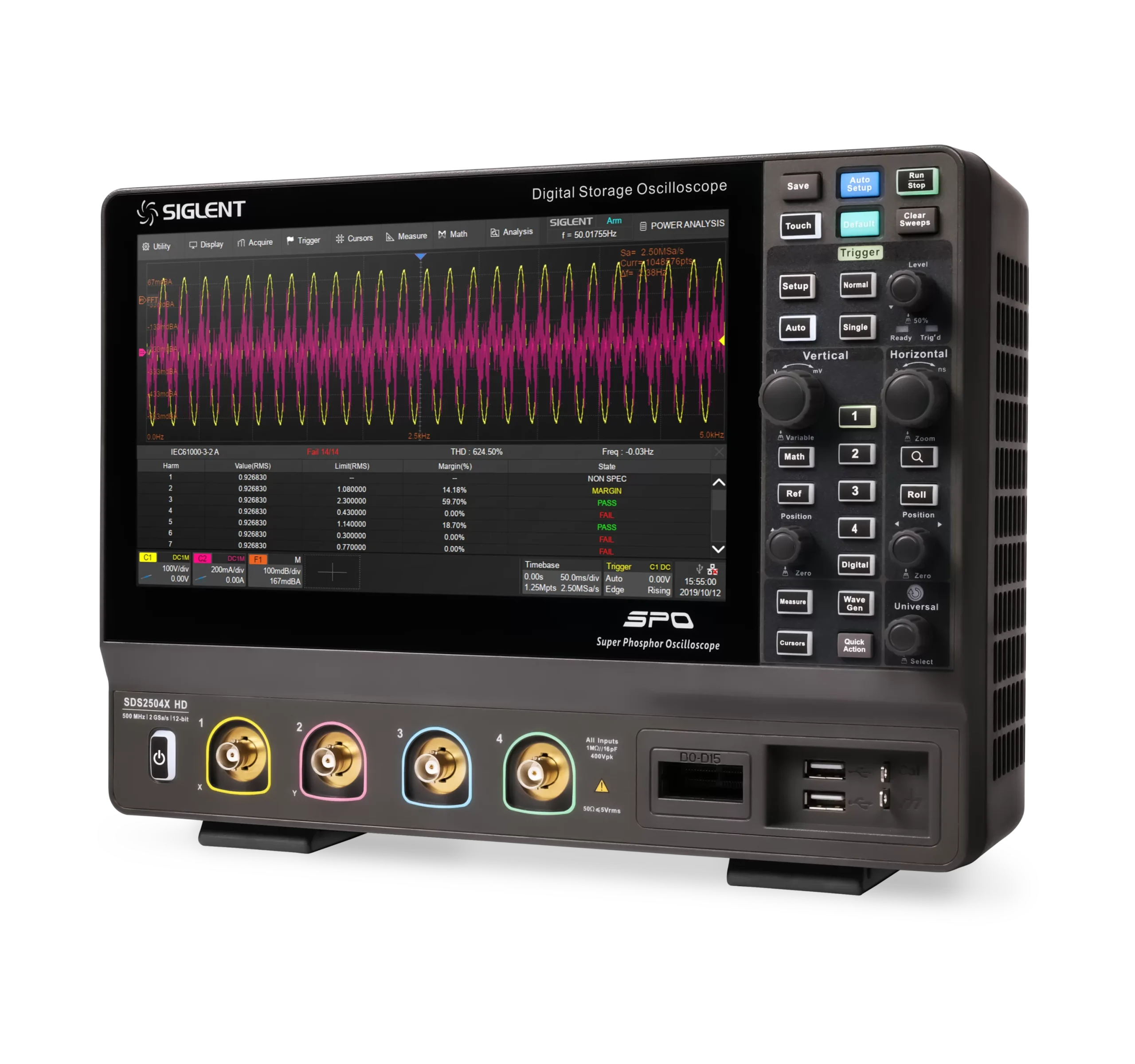 SDS2000X HD Digital Storage Oscilloscope - Image 3
