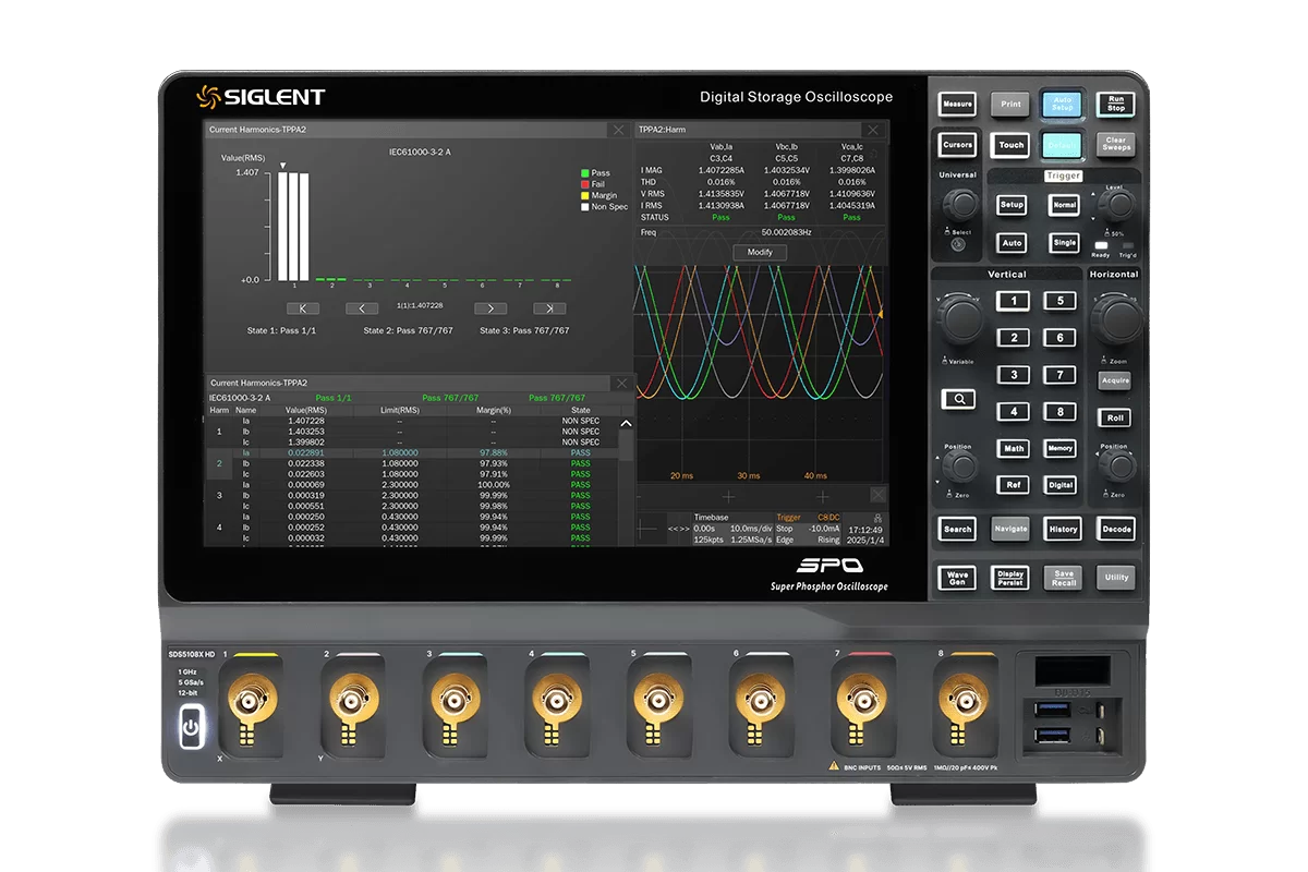 SDS5000X HD Digital Storage Oscilloscope