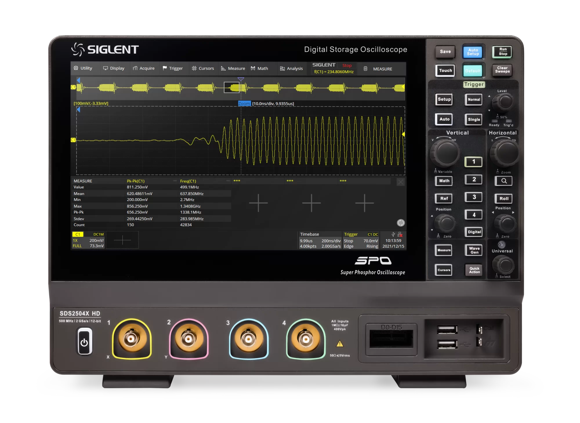 SDS2000X HD Digital Storage Oscilloscope